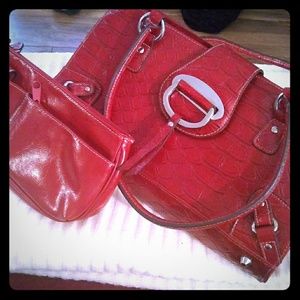 Hillard & Hanson Shoulder Purse + hand bag